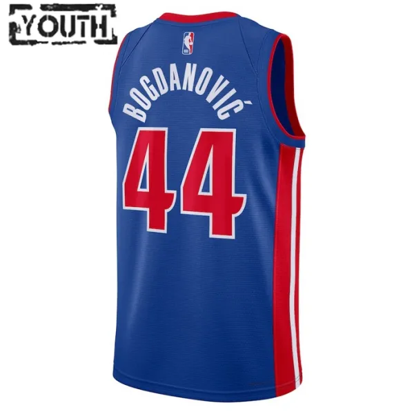 Nike Detroit Pistons Bojan Bogdanovic 44 Trikot Icon Edition Swingman Blau Für Kinder